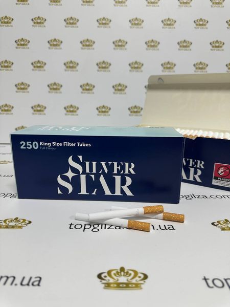 Ящик сигаретных гильз для набивки табаком Silver Star King Size 40 блоков по 250 шт купить в 【TOPGILZA.com.ua】